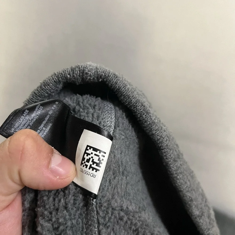 North Face Jacket Men's Size 2XL Gray Fleece Gordon Lyons 1/4 Zip Pullover